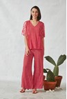 INSPIRE TOP - red print